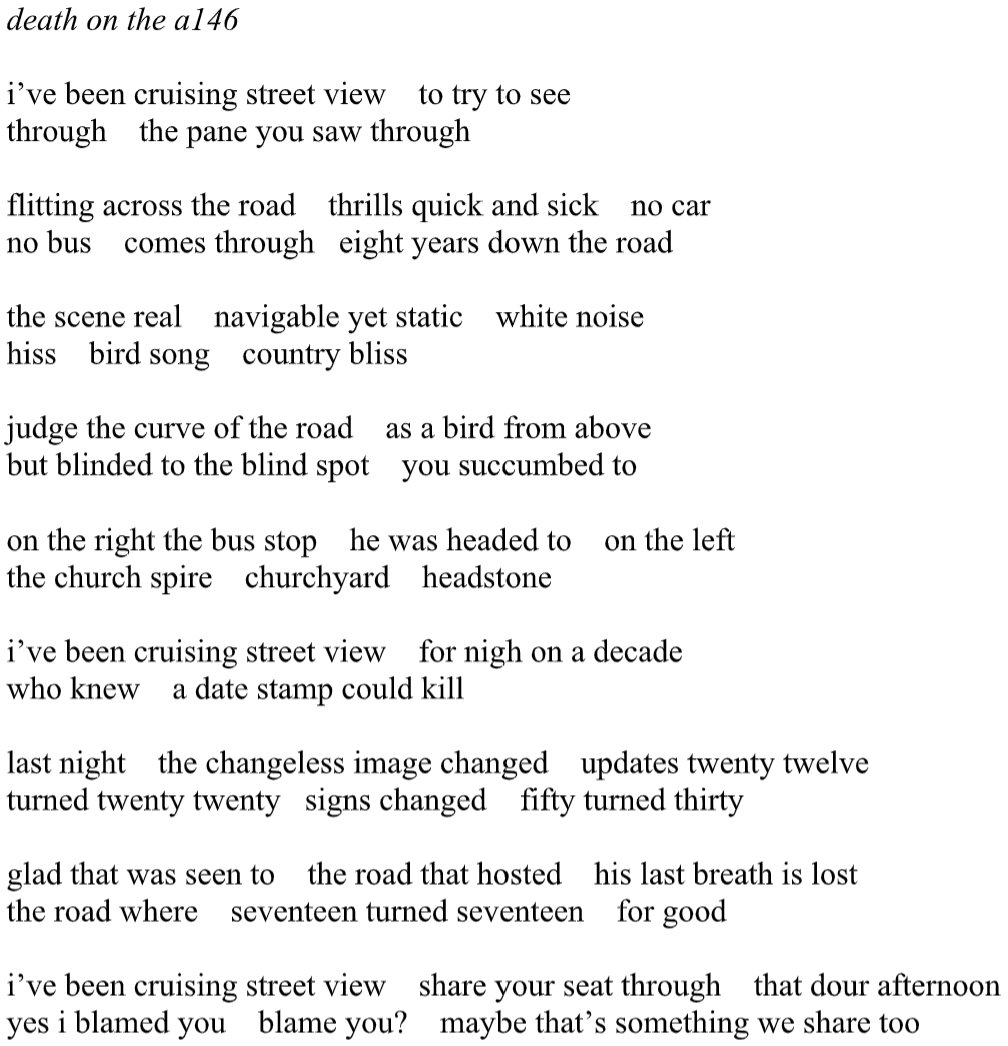 street view – Ed Roffe